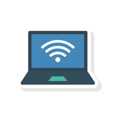 sıcak nokta Wifi sinyal vektör çizim 