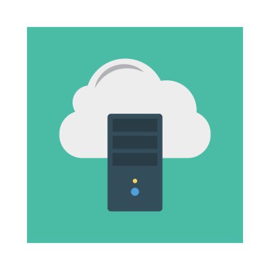 PC bilgisayar mainframe vektör çizim 