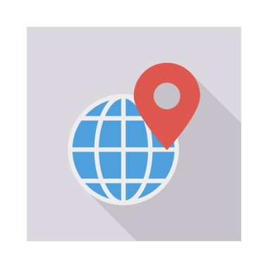 konumu PIN Gps vektör çizim 