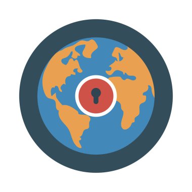 Web tasarım için renk simgesi. Vektör çizim 