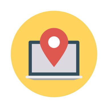 Web tasarım için renk simgesi. Vektör çizim 