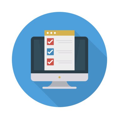 Web tasarım için renk simgesi. Vektör çizim 