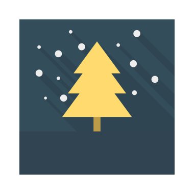 ağaç köknar doğa vektör çizim 