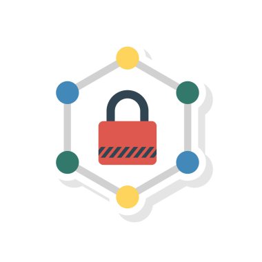 vektör çizim paylaşım kilit koruma 