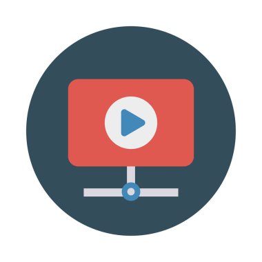 Web tasarım için renk simgesi. Vektör çizim 