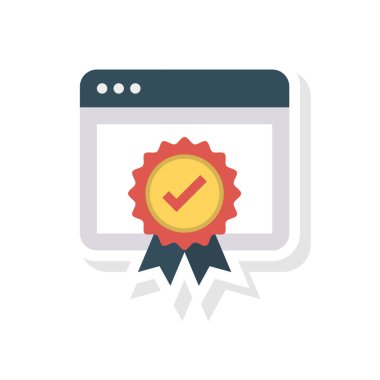 rozet Ödülü online vektör çizim 