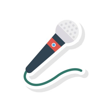 hoparlör mikrofon ses vektör çizim 