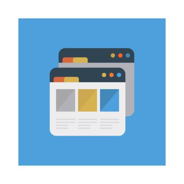 tarayıcı web sayfası penceresi vektör çizim 