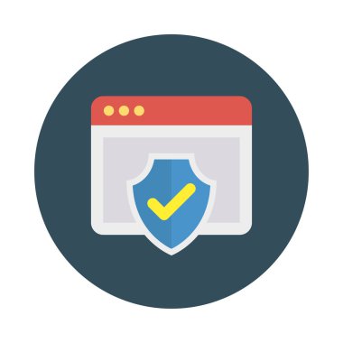 Web tasarım için renk simgesi. Vektör çizim 