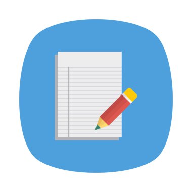 Düzenle Not defteri vektör çizim oluşturma 