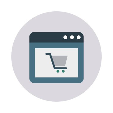 Web tasarım için renk simgesi. Vektör çizim 