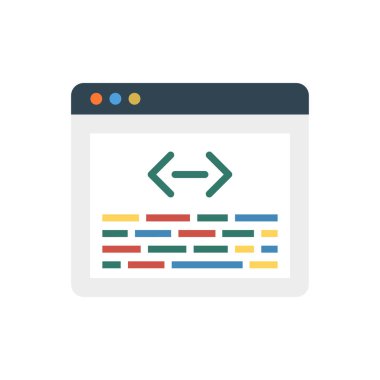 Web tasarım için renk simgesi. Vektör çizim 
