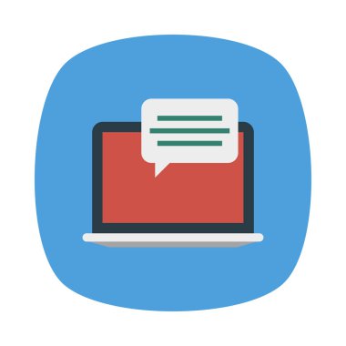 kabarcık ileti iletişim vektör çizim 