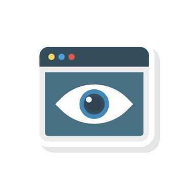 görünümü web sayfası tarayıcı vektör çizim 