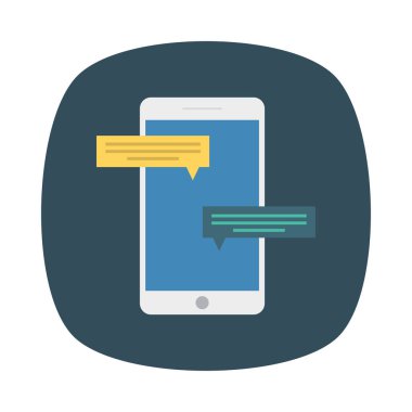 sohbet coversation kabarcık vektör çizim 