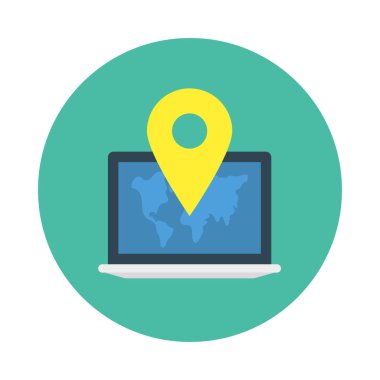 Web tasarım için renk simgesi. Vektör çizim 