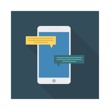 sohbet coversation kabarcık vektör çizim 