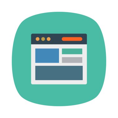 Web sayfası tarayıcı Internet vektör çizim 