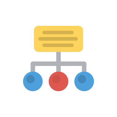 Web tasarım için renk simgesi. Vektör çizim 