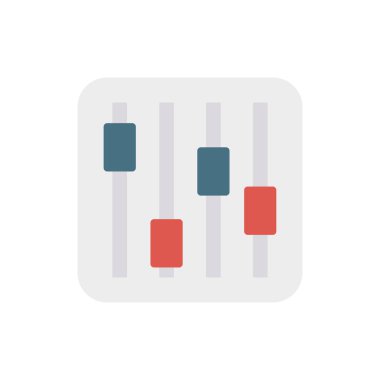 Web tasarım için renk simgesi. Vektör çizim 