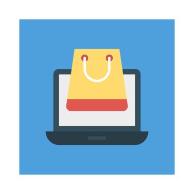 alışveriş çantası E ticaret vektör çizim 