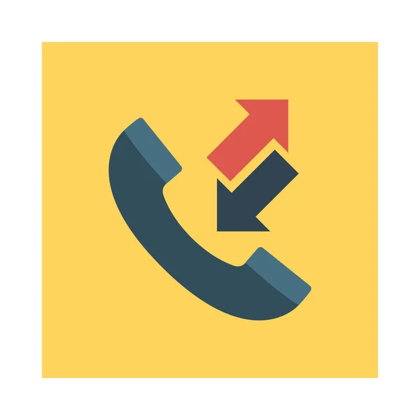 Anruf Telefondienste Vektor Illustration — Stockvektor