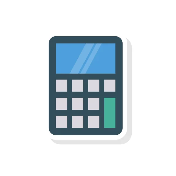 Kalkulačka Výpočtu Účetních Vektorové Ilustrace — Stockový vektor