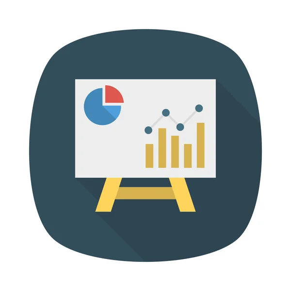 Presentation Styrelsen Diagram Vektorillustration — Stock vektor