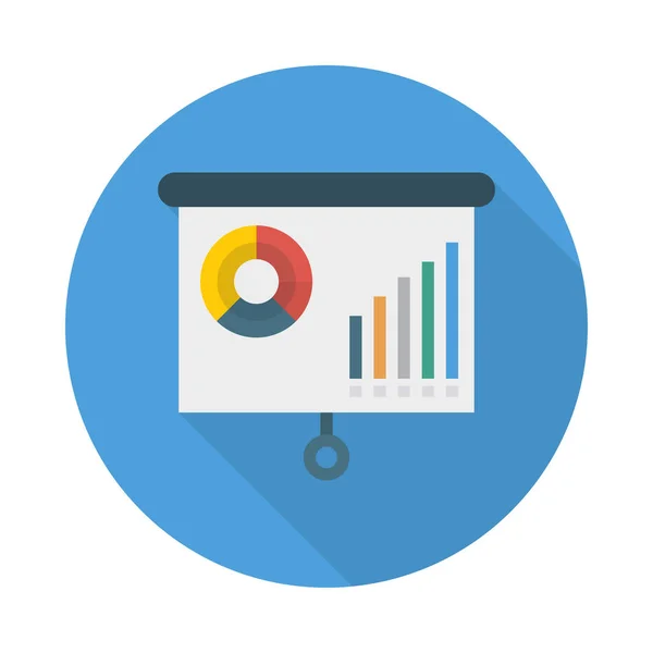 Presentation Styrelsen Diagram Vektorillustration — Stock vektor