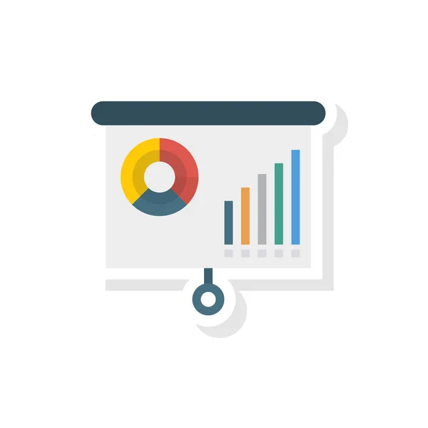 Presentation Styrelsen Diagram Vektorillustration — Stock vektor