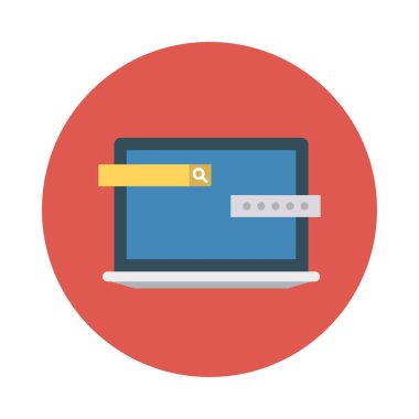 Web tasarım için renk simgesi. Vektör çizim 