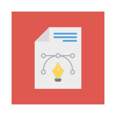 Tasarım bezier eğrisi vektör çizim 