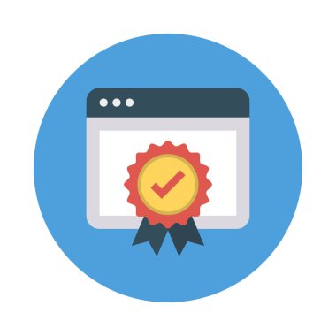 Web tasarım için renk simgesi. Vektör çizim 