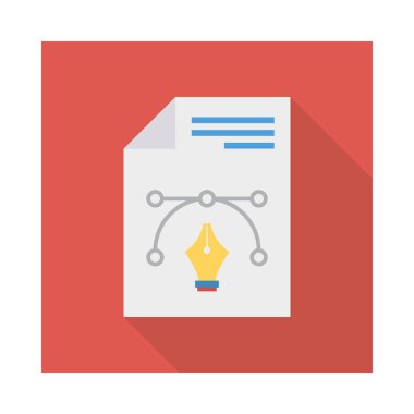 Tasarım bezier eğrisi vektör çizim 