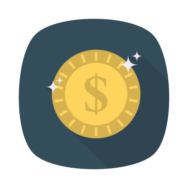 Doları para para vektör çizim 