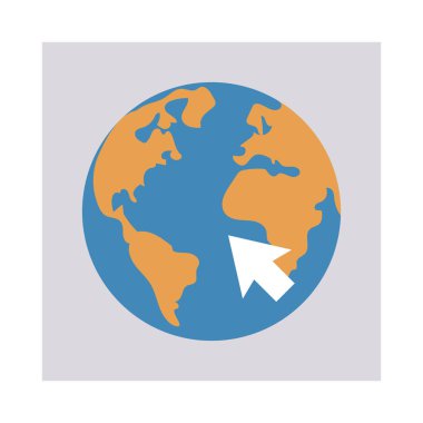 Web tasarım için renk simgesi. Vektör çizim 