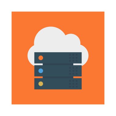 sunucu barındırma veritabanı vektör çizim 