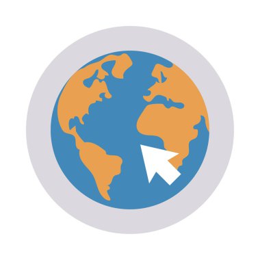 Web tasarım için renk simgesi. Vektör çizim 