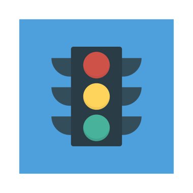 sinyal trafik ışığı vektör çizim 
