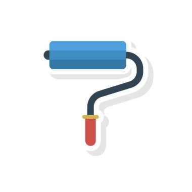 silindir renk boya vektör çizim 