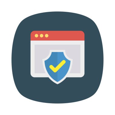 tarayıcı güvenli Internet vektör çizim 