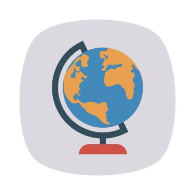 Dünya harita illüstrasyon vektör 