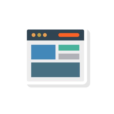 Web sayfası tarayıcı Internet vektör çizim 