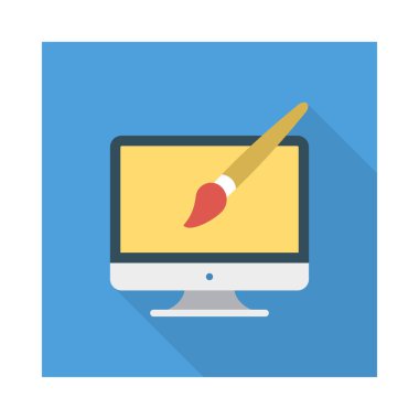 Tasarım fırça renk vektör çizim 