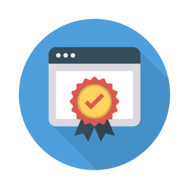 Web tasarım için renk simgesi. Vektör çizim 