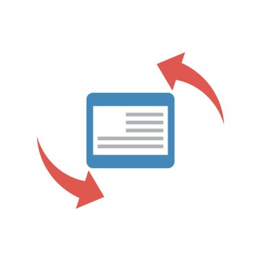 Web tasarım için renk simgesi. Vektör çizim 