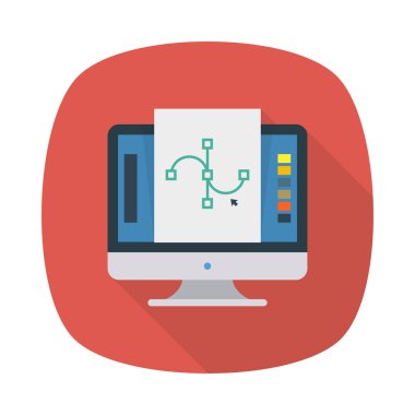 Bezier eğrisi tasarlamak vektör 