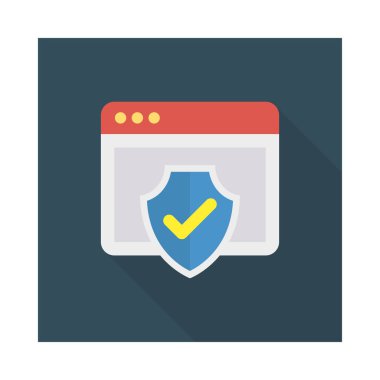 tarayıcı güvenli Internet vektör çizim 