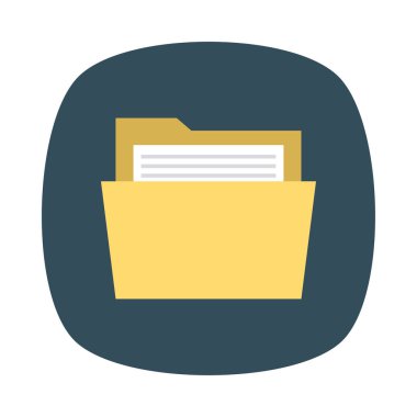 Arşiv klasörü dizin vektör çizim 