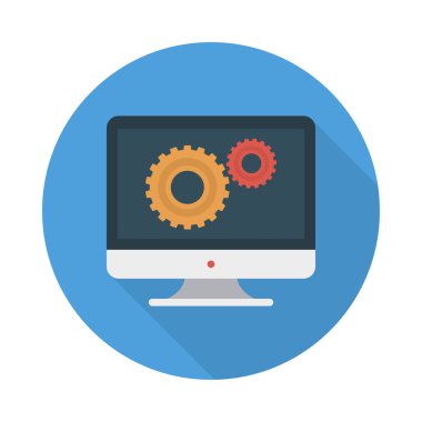 Web tasarım için renk simgesi. Vektör çizim 